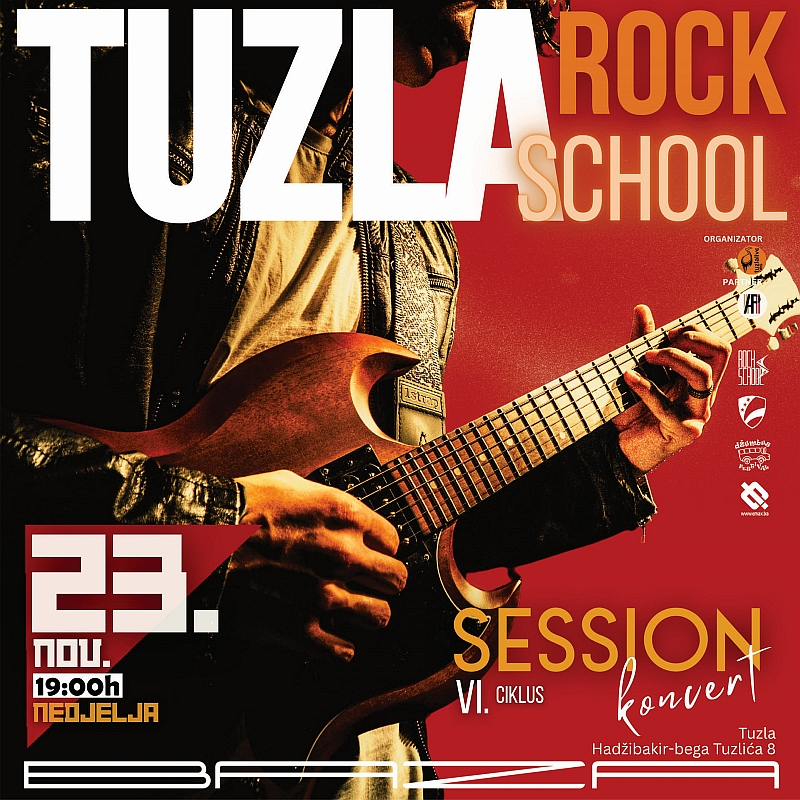 6. Tuzla Rock School koncert 23.11.25. i upis u novi ciklus!